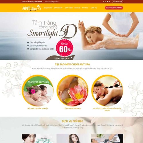 Theme WordPress Spa làm đẹp 05