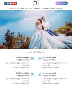 Theme wordpress studio ảnh cưới 05