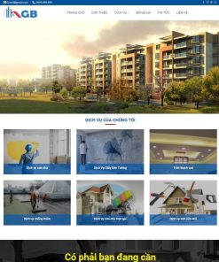Theme wordpress dịch vụ sửa chữa nhà, cải tạo nhà