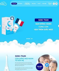 Theme wordpress landing page sữa tươi