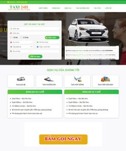 Theme wordpress dịch vụ taxi