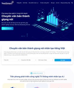 Theme wordpress giới thiệu dịch vụ textsmart