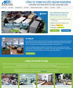 Theme wordpress landing page dịch vụ thanh lý 01