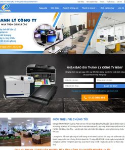 Theme wordpress dịch vụ thanh lý 03