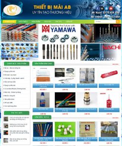 Theme wordpress bán thiết bị mài công nghiệp