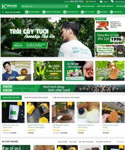 Theme wordpress thực phẩm 05