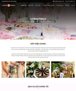 Theme wordpress dịch vụ tiệc cưới