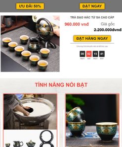 Theme Wordpress landing page trà đạo