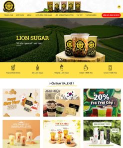 Theme wordpress bán trà sữa 02