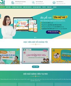 Theme wordpress trung tâm ngoại ngữ