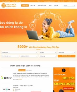 Theme wordpress tuyển dụng 01