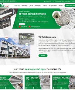 Theme wordpress bán vật liệu trang trí