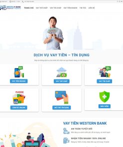 Theme wordpress dịch vụ tài chính 01
