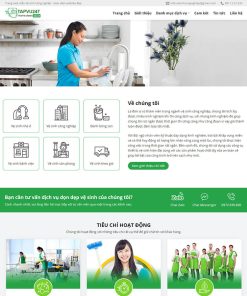 Theme wordpress vệ sinh công nghiệp