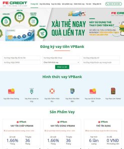 Theme wordpress tín dụng vpbank