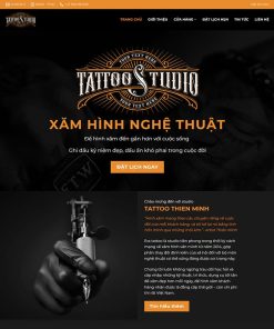 Theme wordpress cửa hàng, dịch vụ xăm