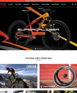 Theme wordpress bán xe đạp 01