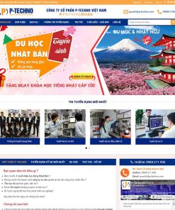Mẫu web công ty xuất khẩu lao động