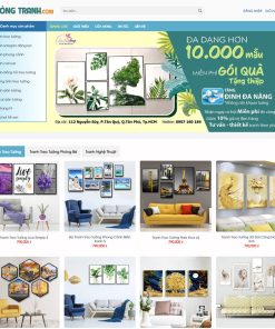 Theme wordpress xưởng tranh