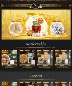 Theme wordpress bán yến sào 01