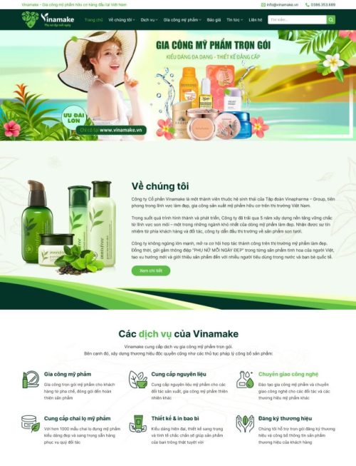 Theme wordpress bán bao bì