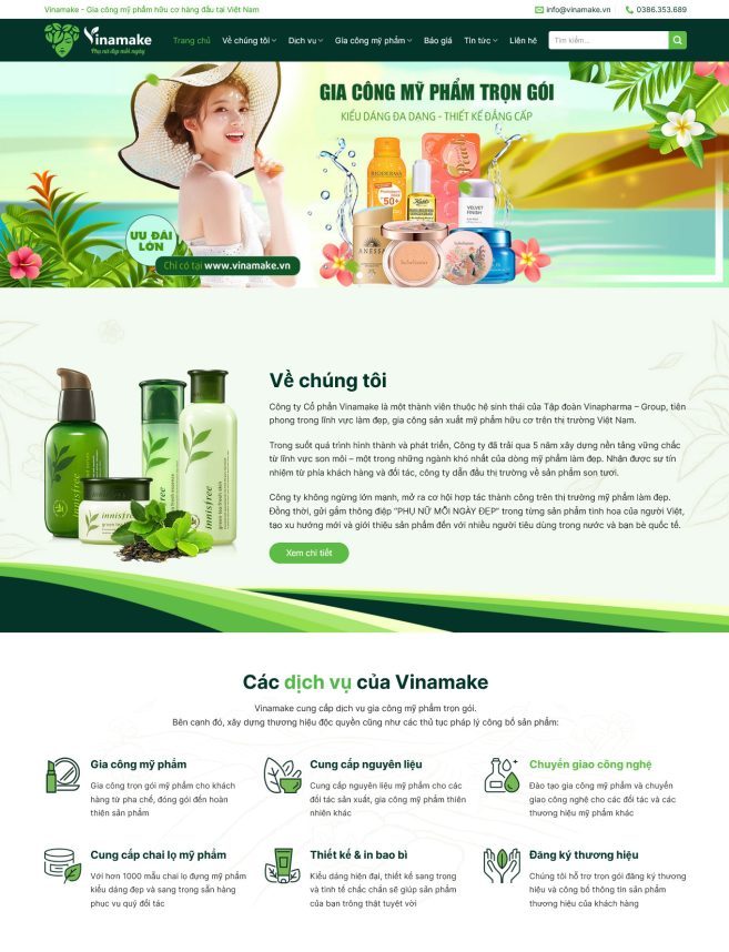 Theme wordpress bán bao bì